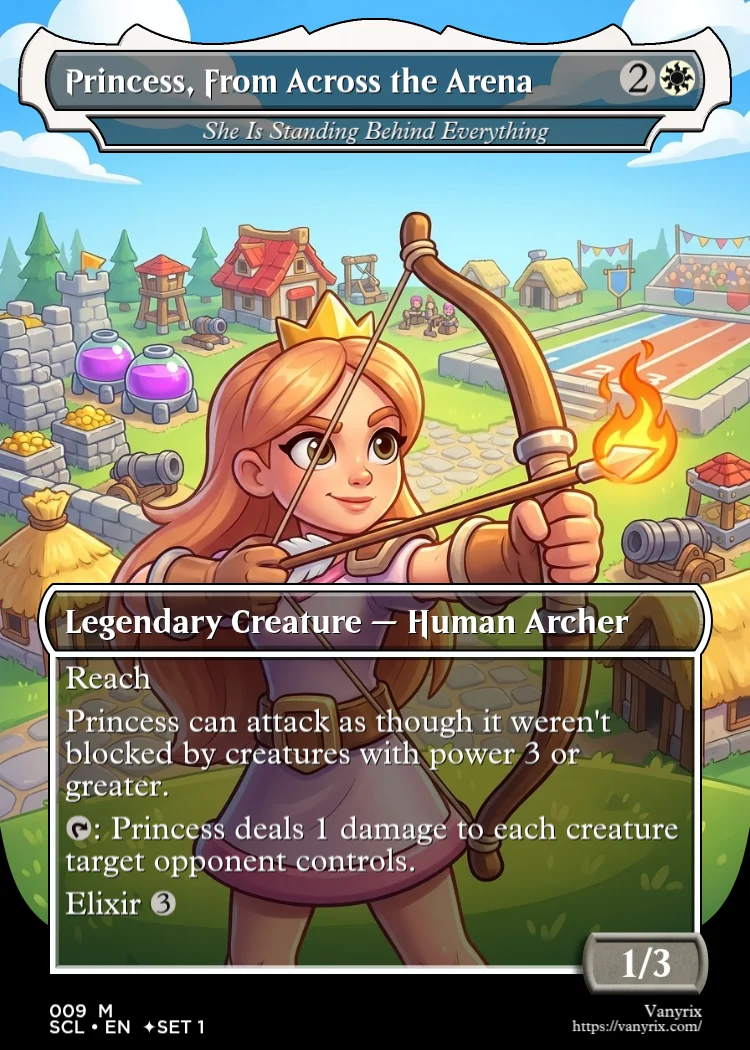 Princess, From Across the Arena