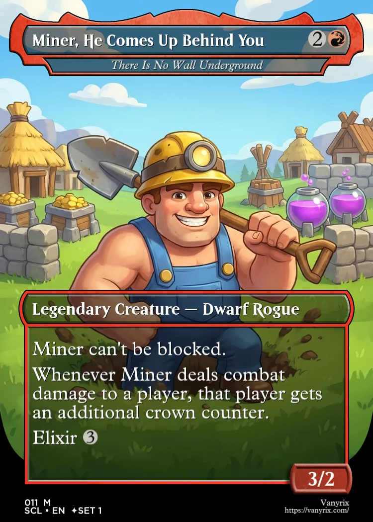Miner, He Comes Up Behind You