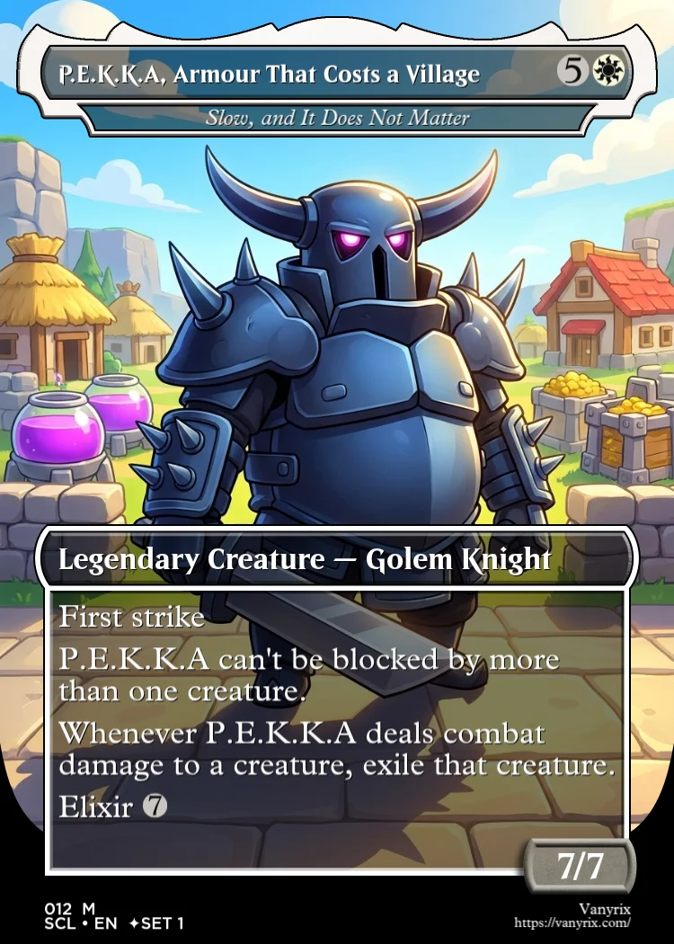 P.E.K.K.A, Armour That Costs a Village