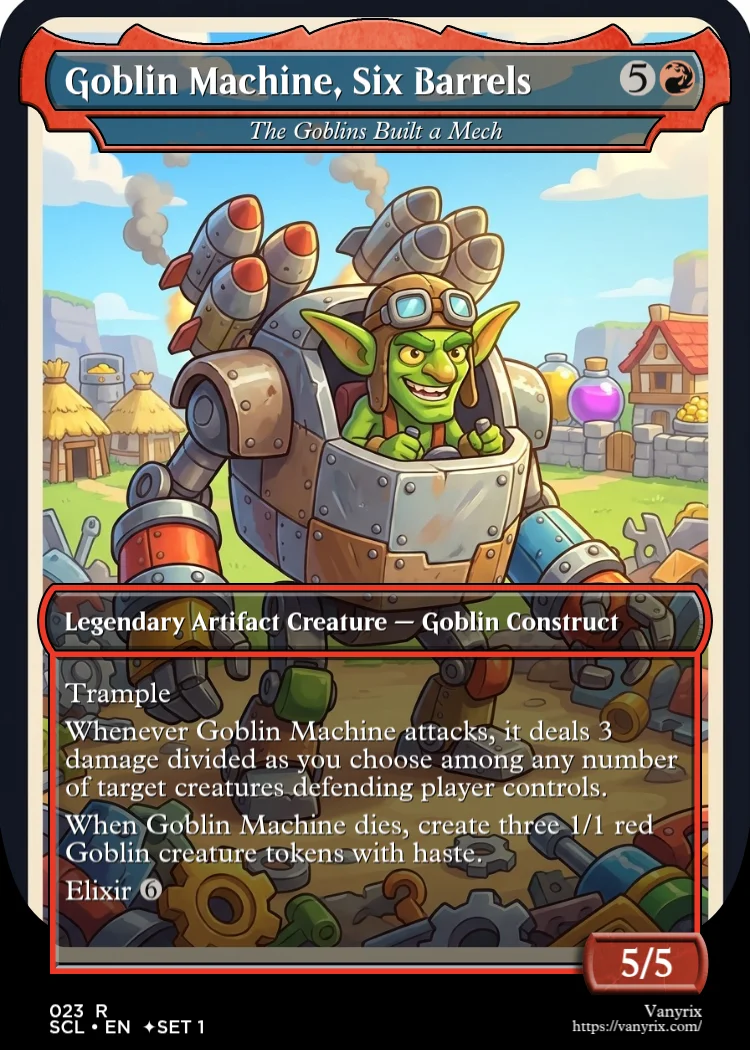 Goblin Machine, Six Barrels