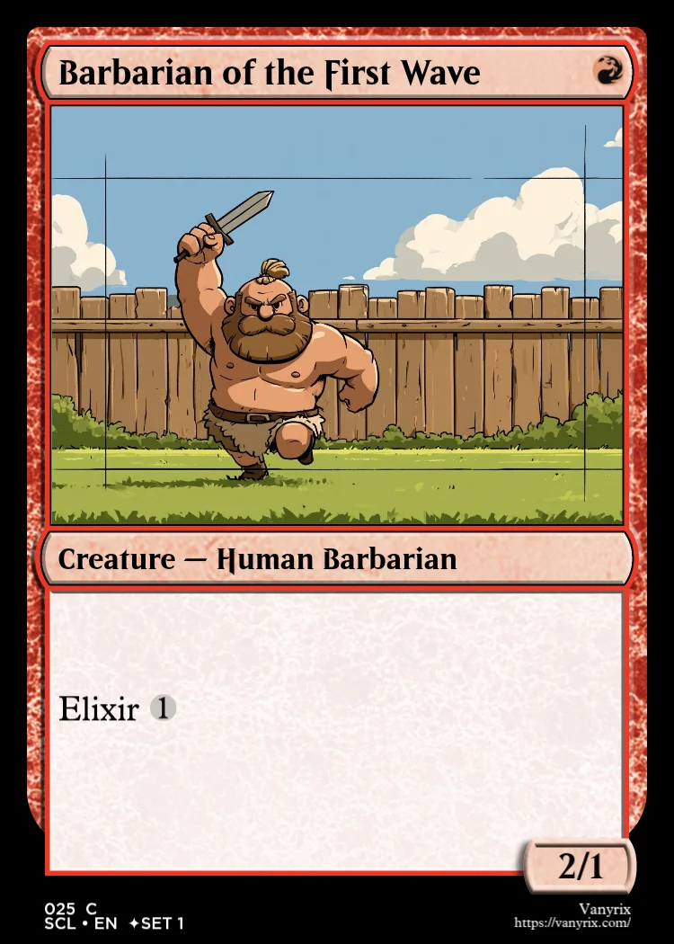 Barbarian of the First Wave