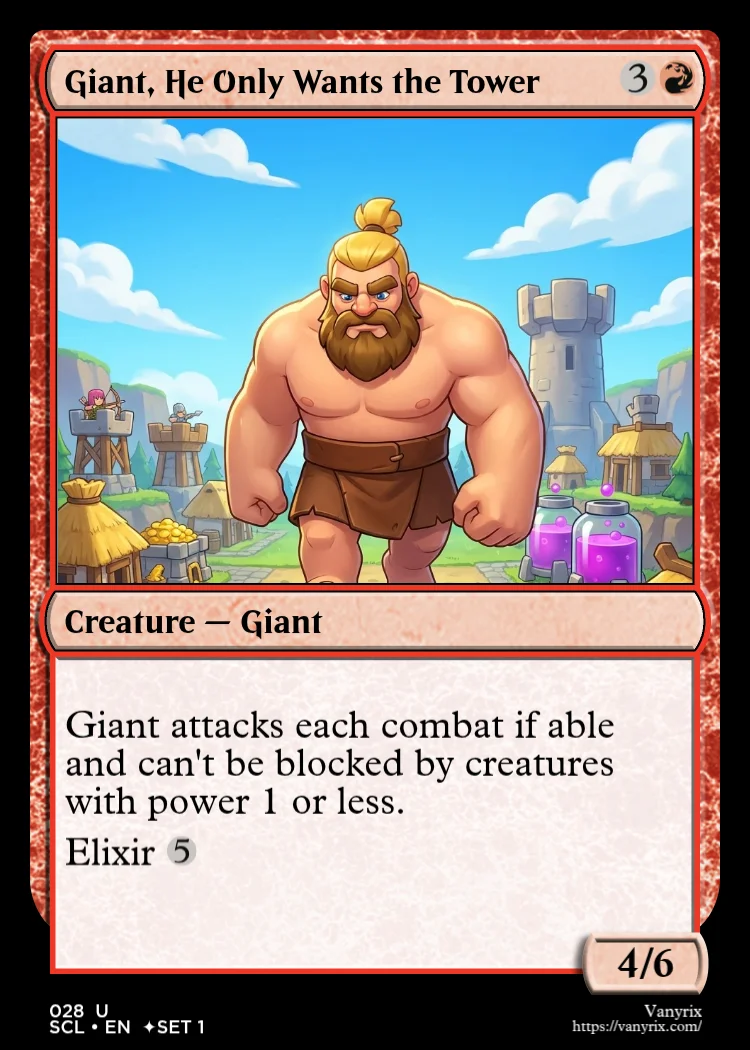 Giant, He Only Wants the Tower