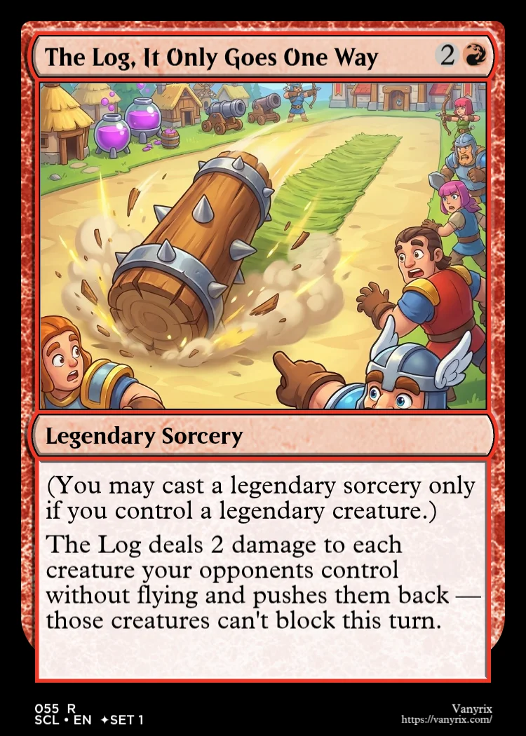 The Log, It Only Goes One Way