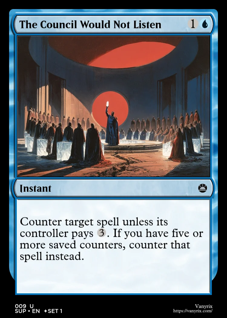 The Council Would Not Listen