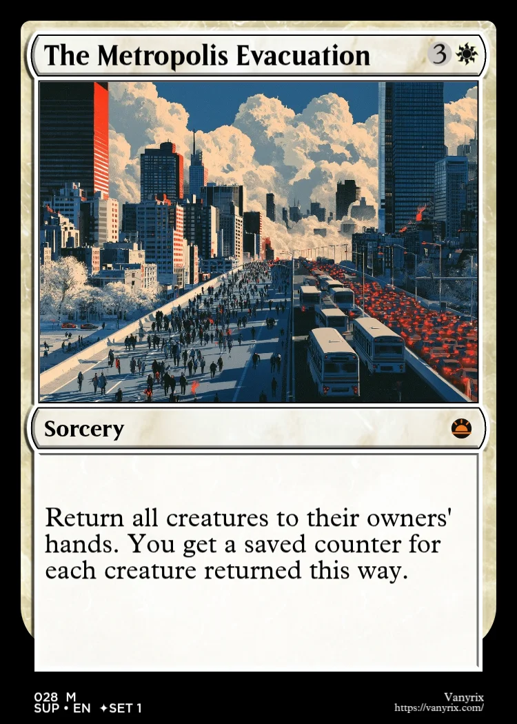 The Metropolis Evacuation