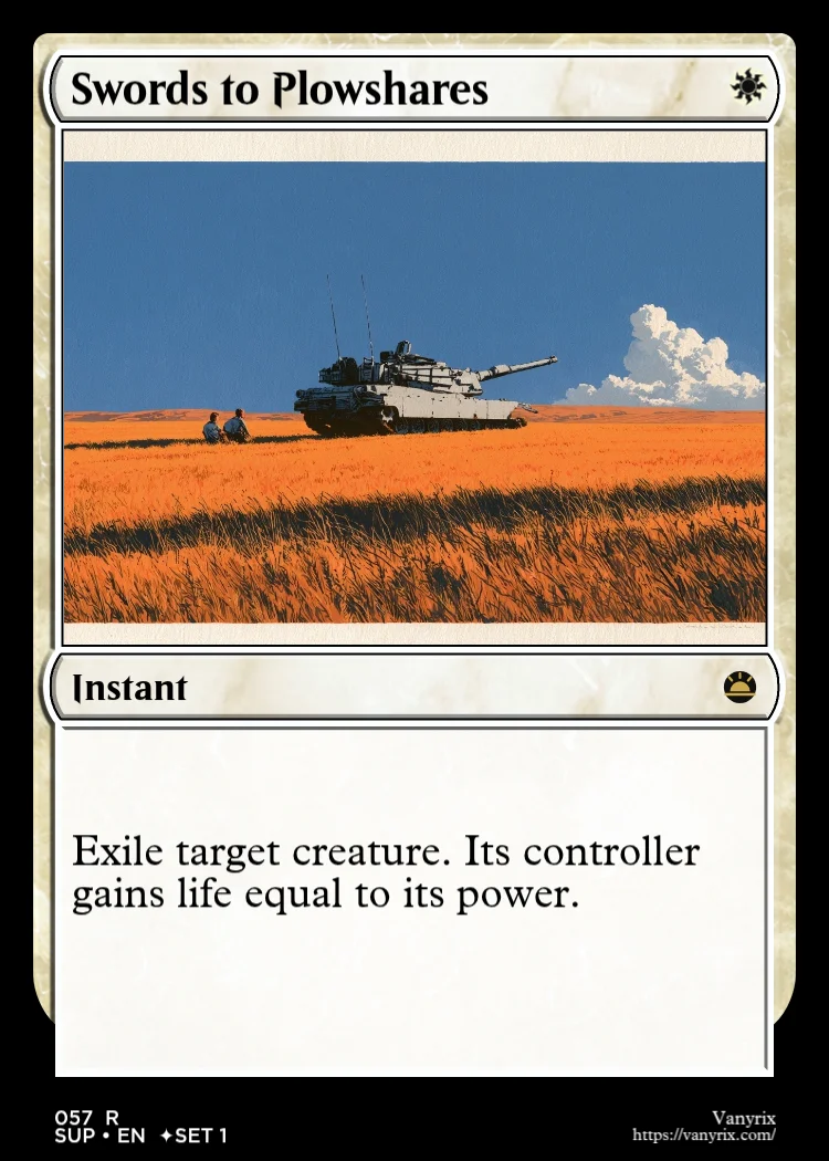 Swords to Plowshares