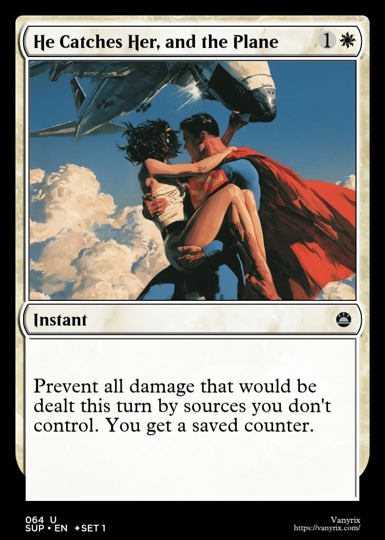 He Catches Her, and the Plane