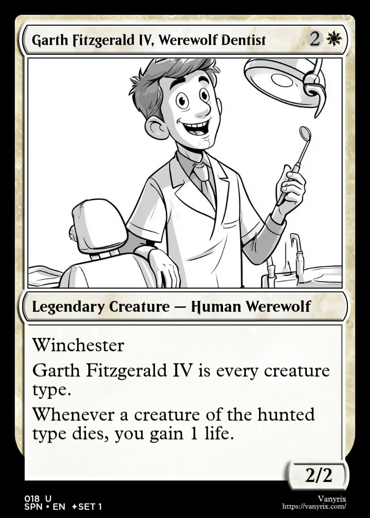 Garth Fitzgerald IV, Werewolf Dentist