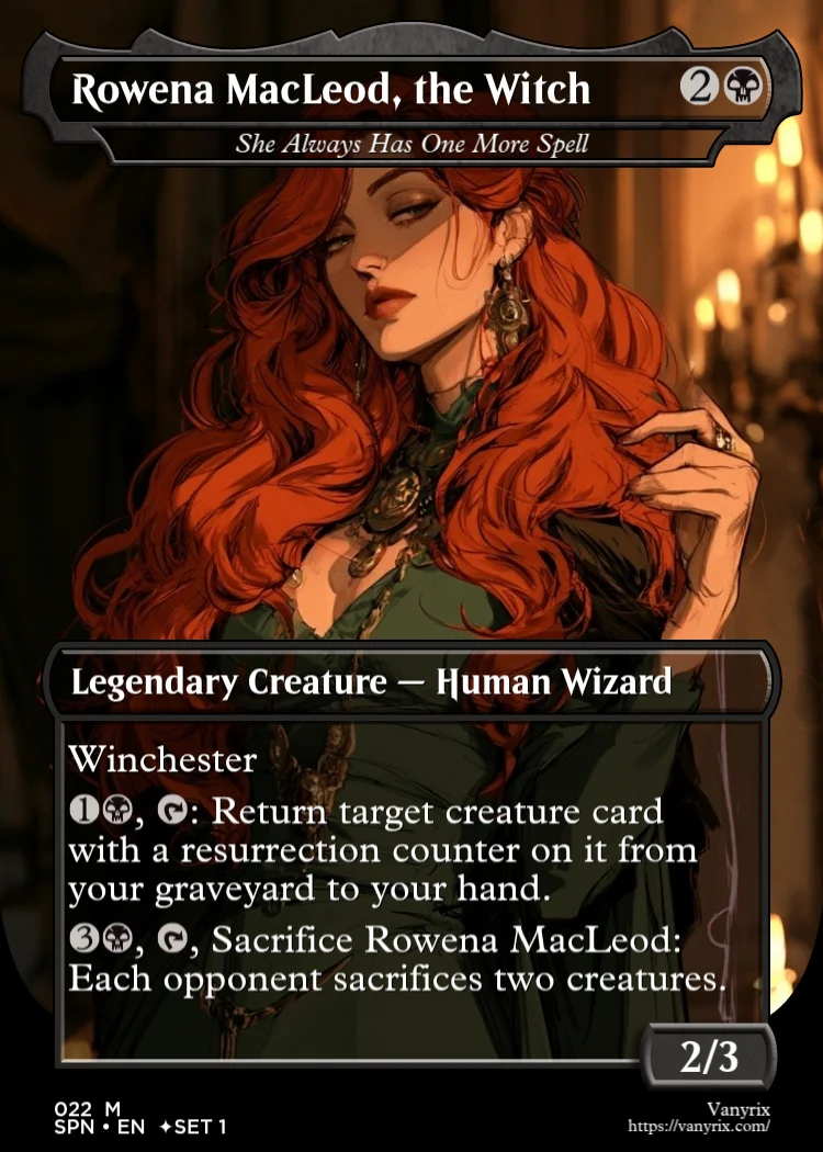 Rowena MacLeod, the Witch