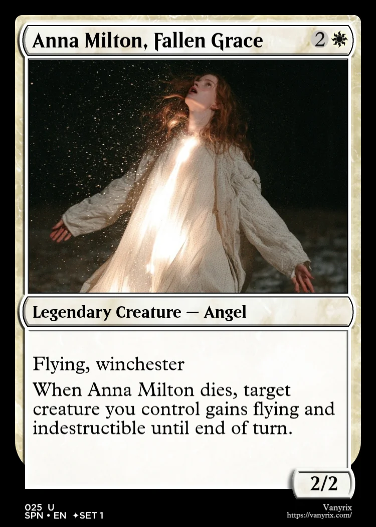 Anna Milton, Fallen Grace