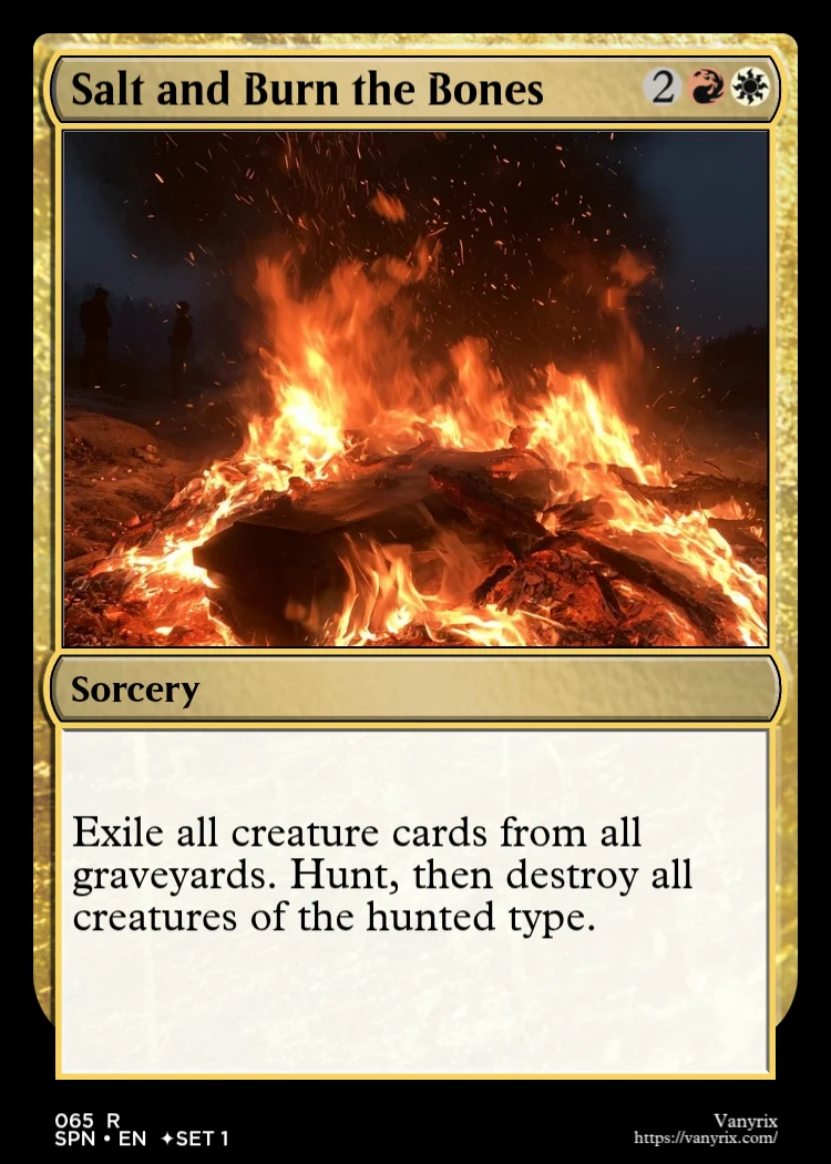 Salt and Burn the Bones