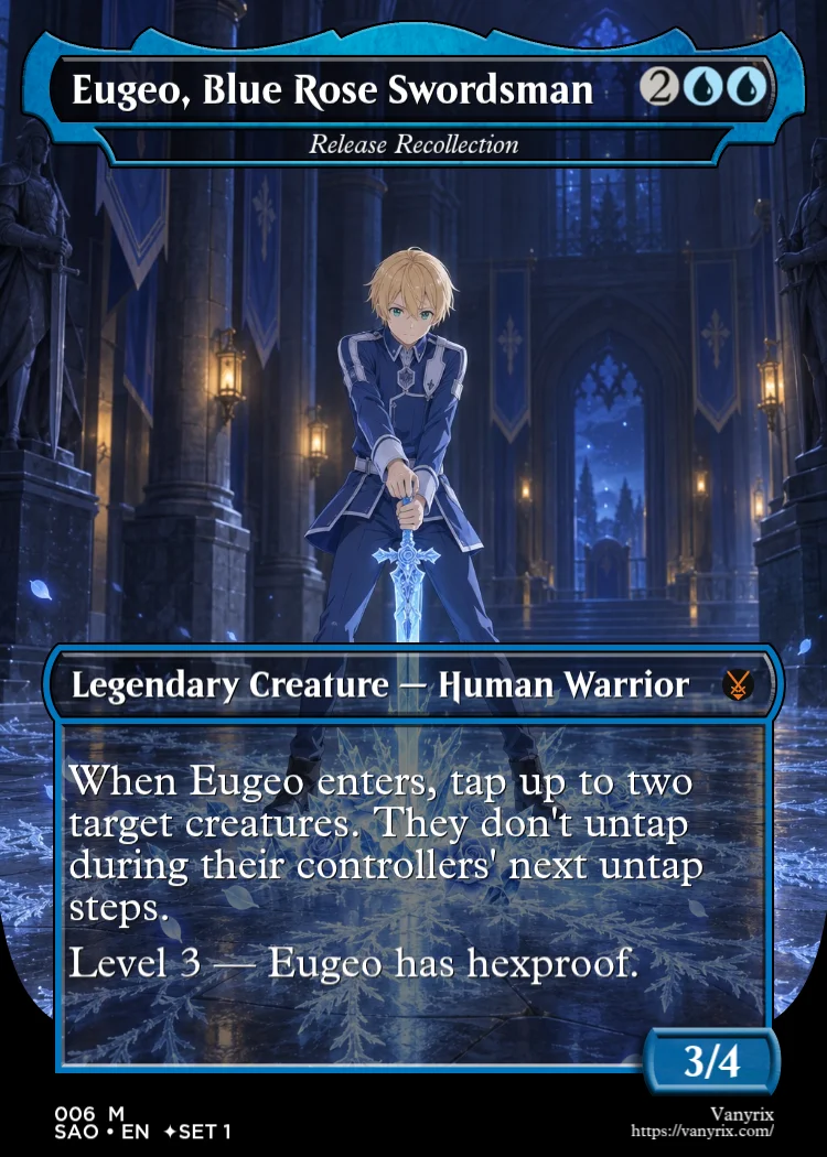 Eugeo, Blue Rose Swordsman