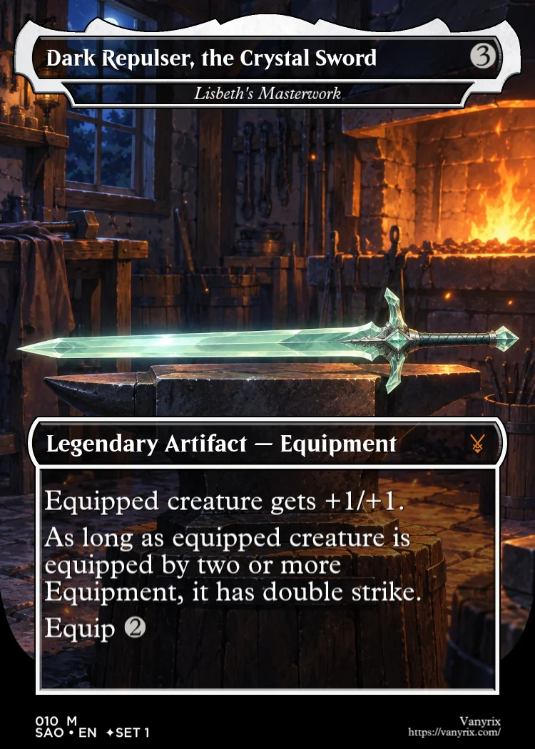 Dark Repulser, the Crystal Sword