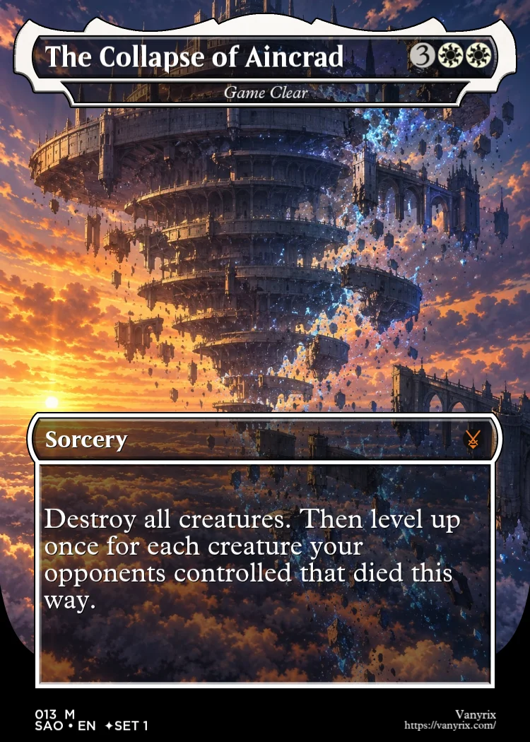 The Collapse of Aincrad