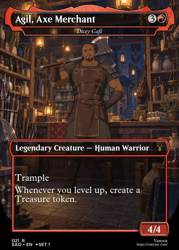 Agil, Axe Merchant