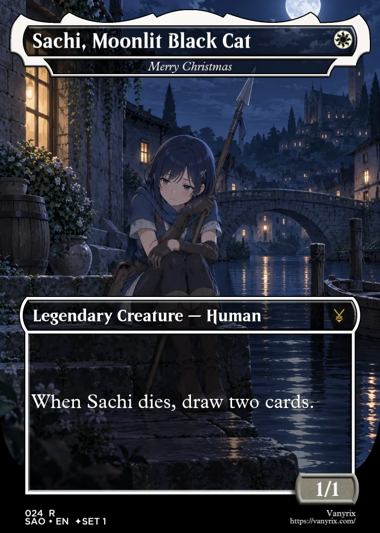 Sachi, Moonlit Black Cat