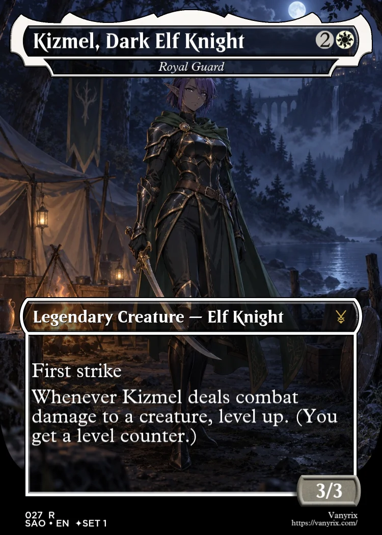 Kizmel, Dark Elf Knight