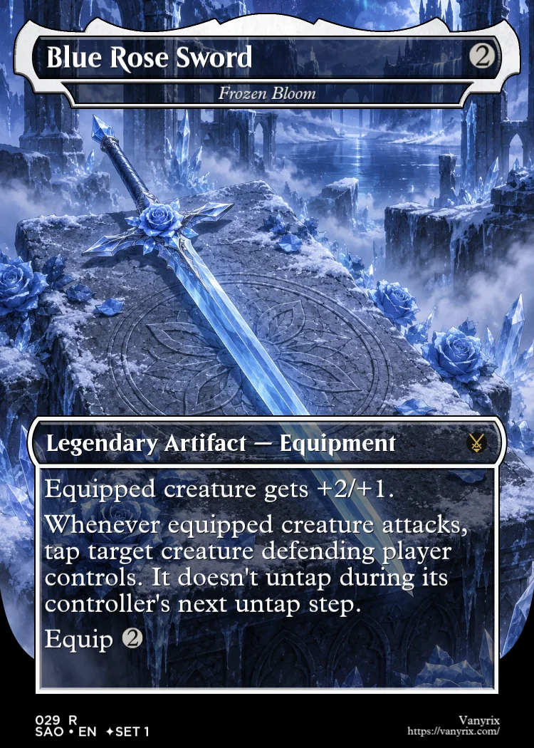 Blue Rose Sword