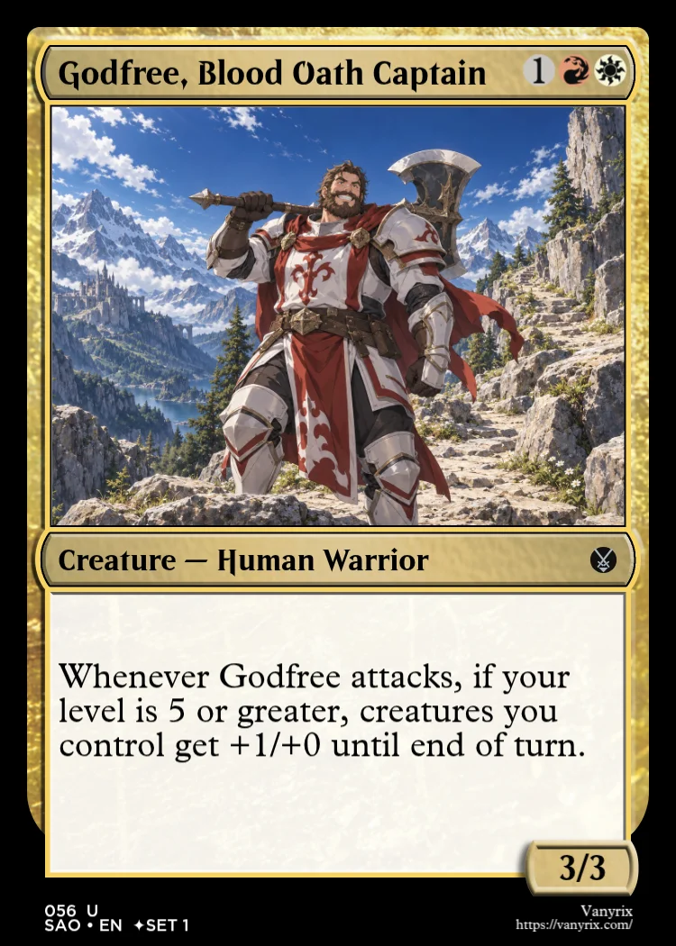 Godfree, Blood Oath Captain