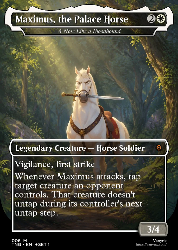 Maximus, the Palace Horse