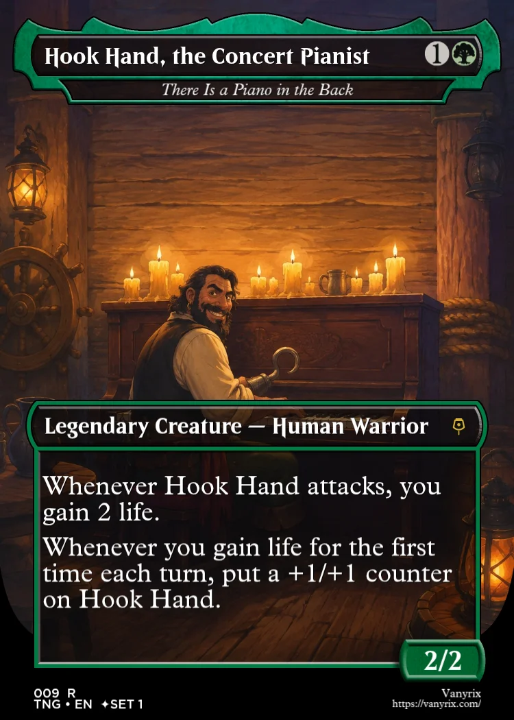 Hook Hand, the Concert Pianist
