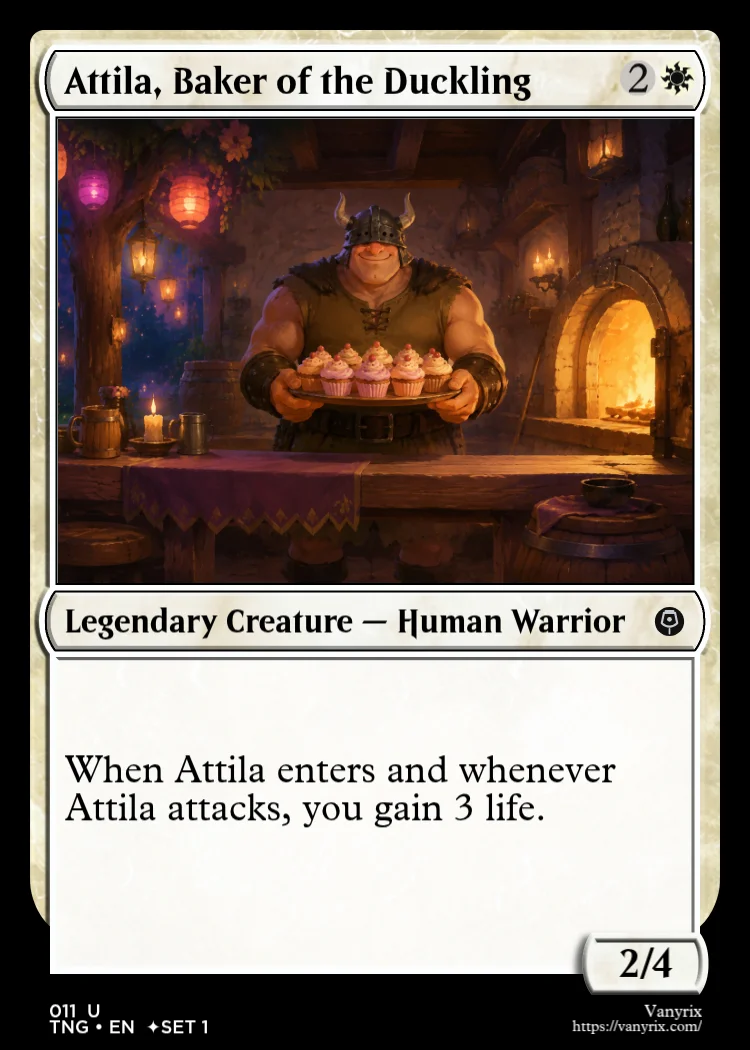 Attila, Baker of the Duckling