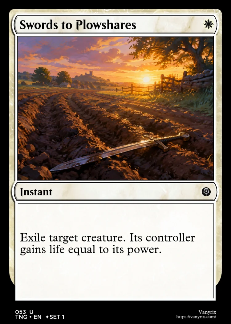 Swords to Plowshares