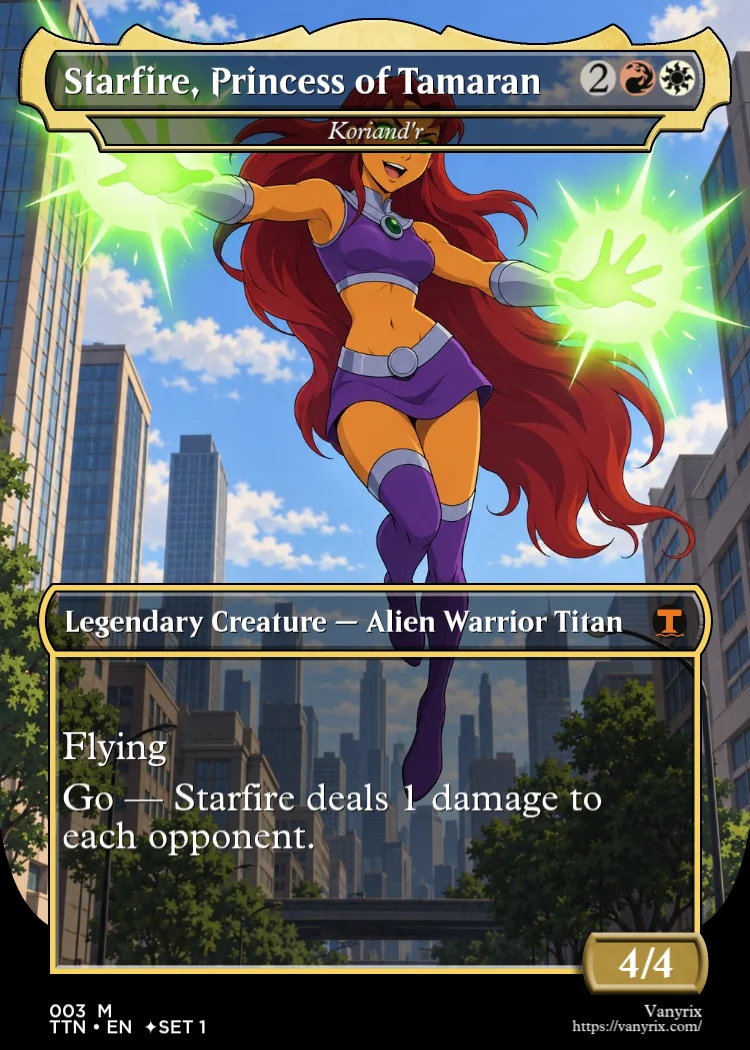 Starfire, Princess of Tamaran