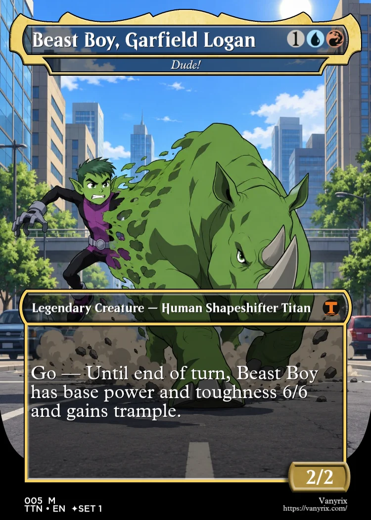 Beast Boy, Garfield Logan