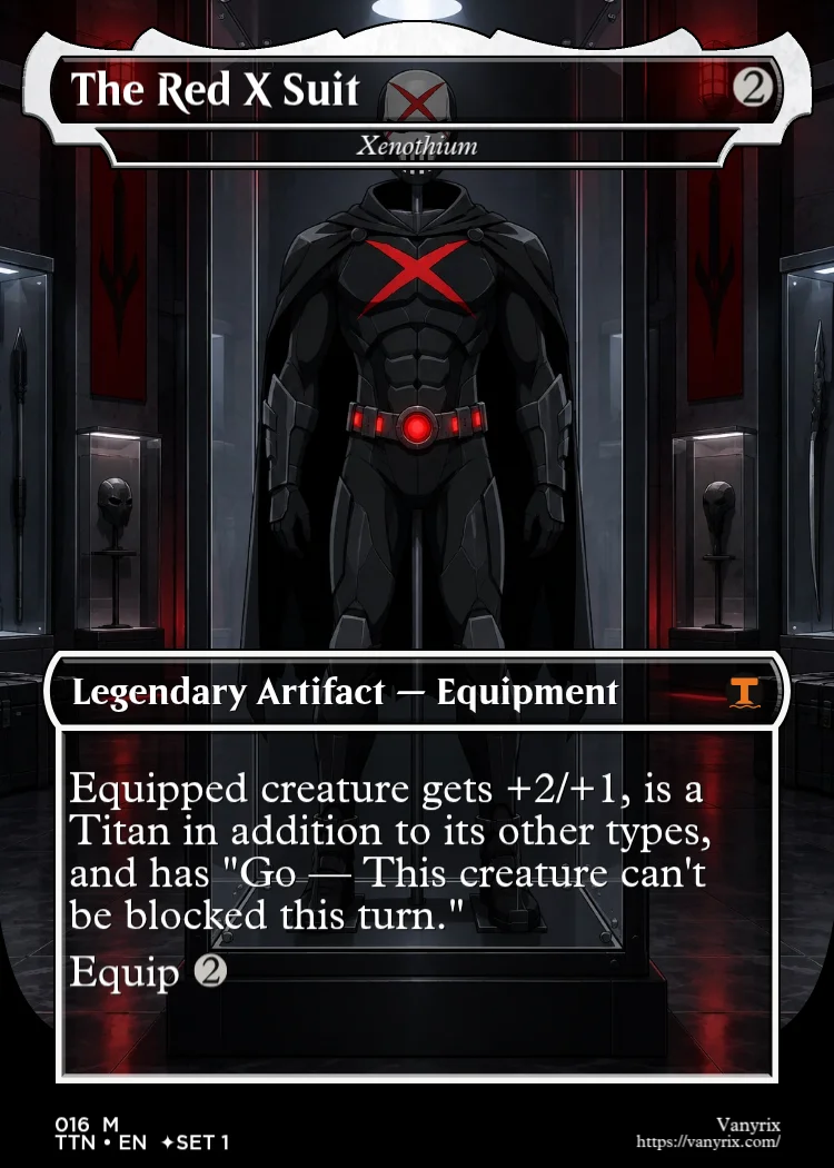 The Red X Suit