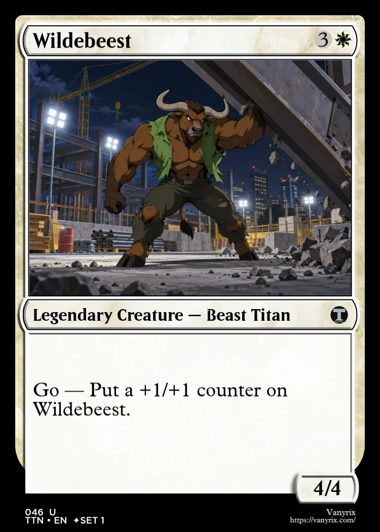 Wildebeest