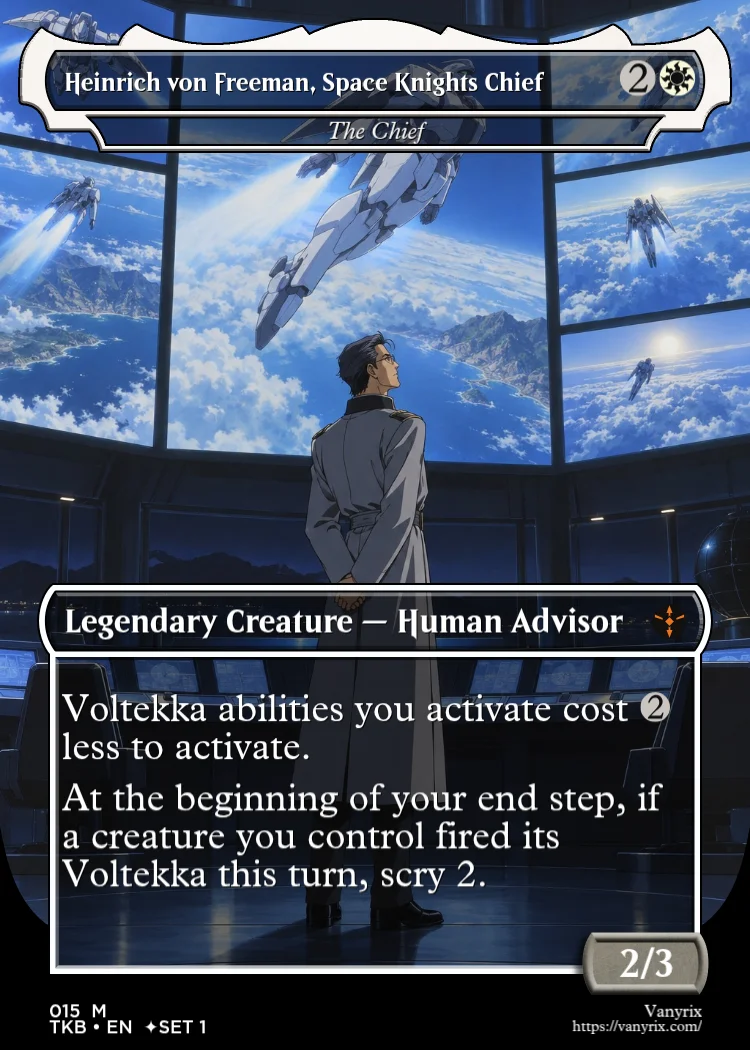 Heinrich von Freeman, Space Knights Chief