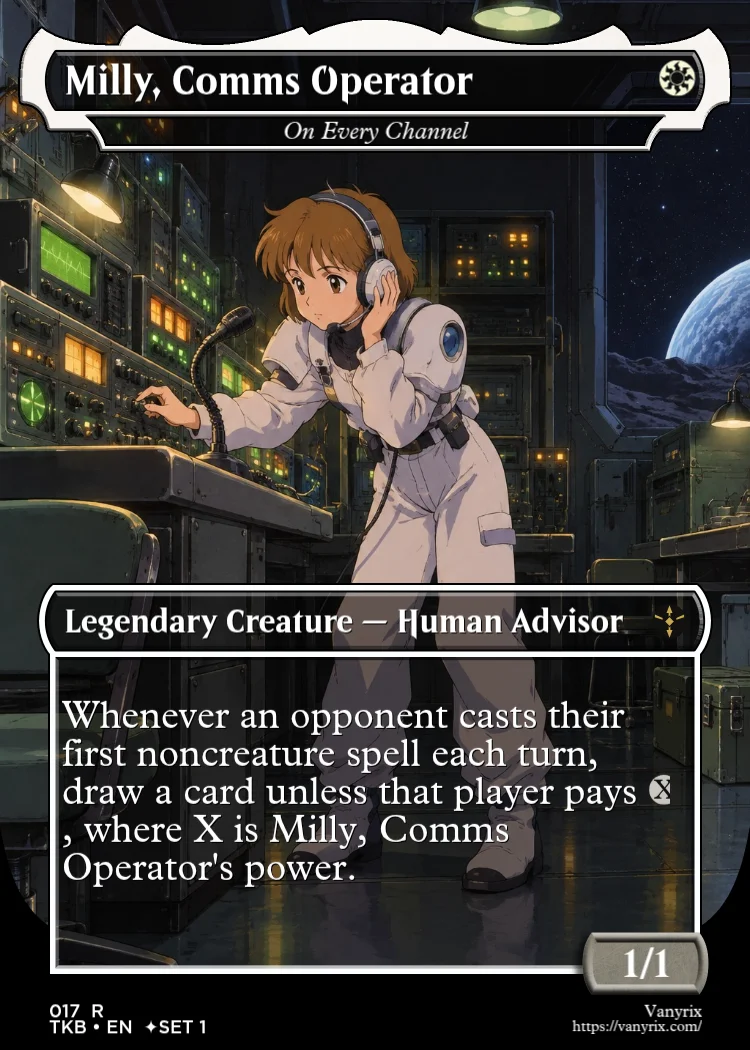 Milly, Comms Operator