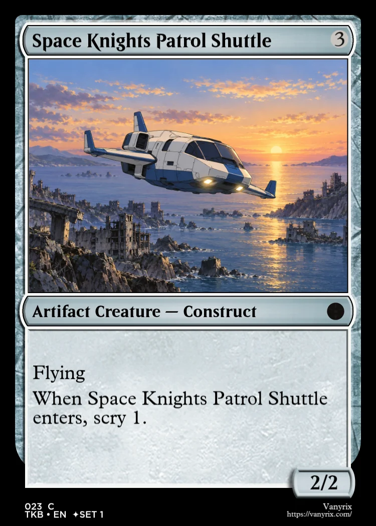 Space Knights Patrol Shuttle