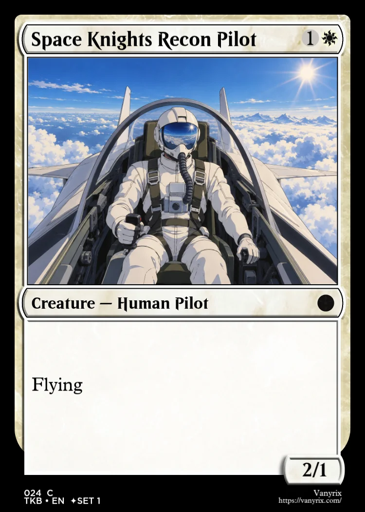 Space Knights Recon Pilot