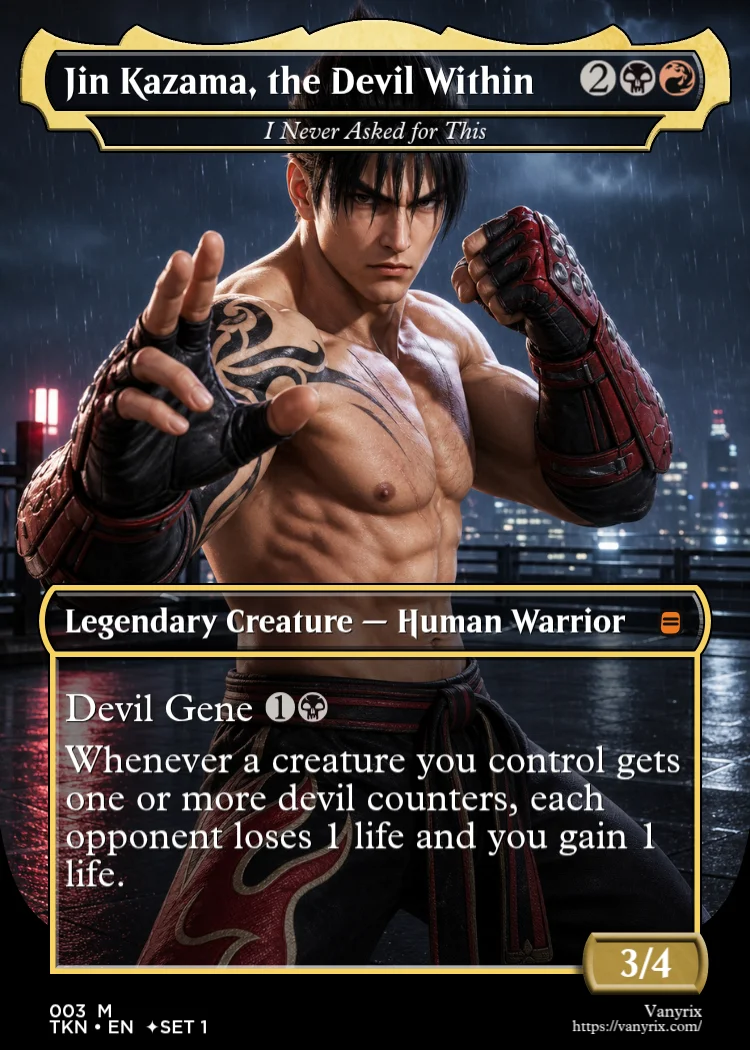 Jin Kazama, the Devil Within