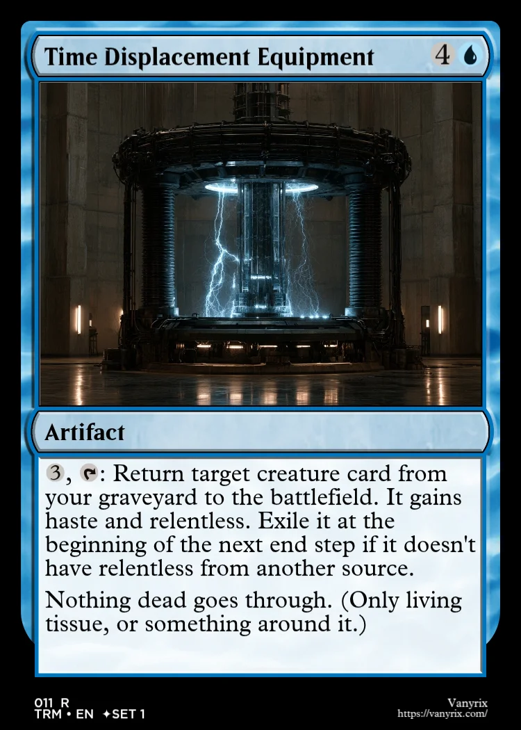 Time Displacement Equipment