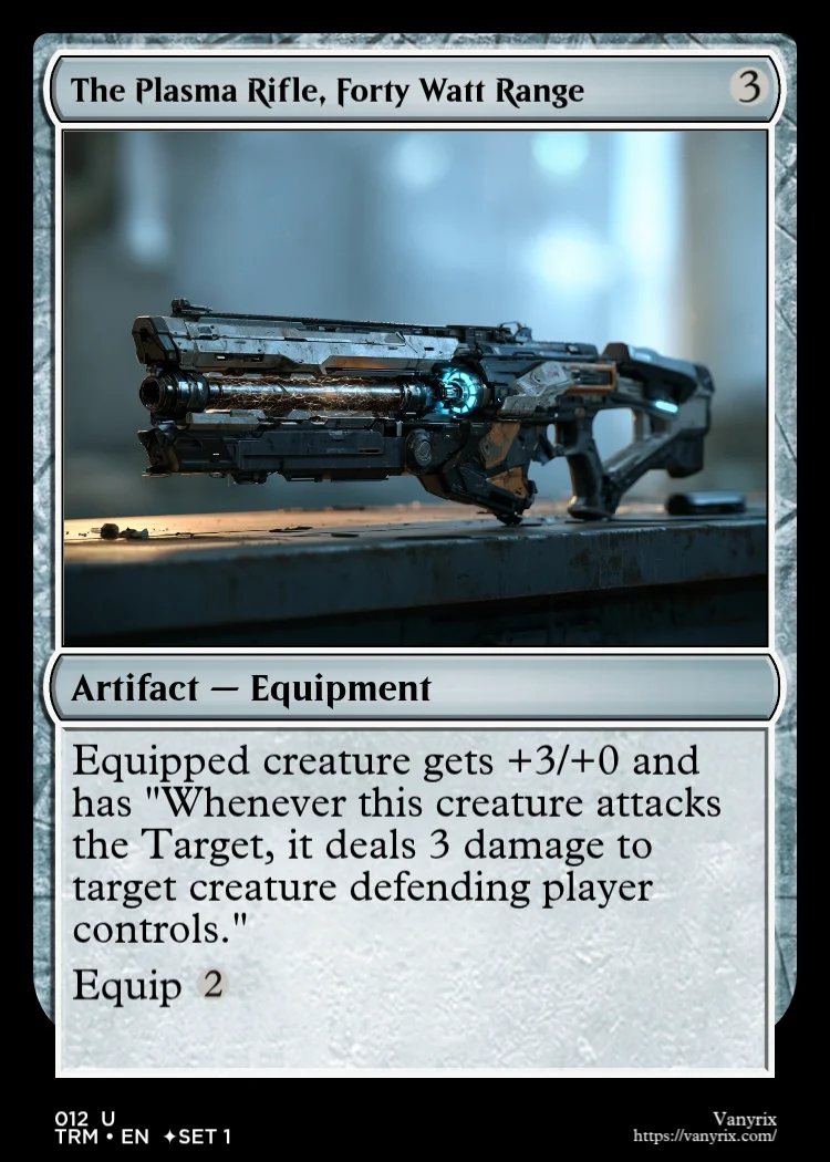 The Plasma Rifle, Forty Watt Range