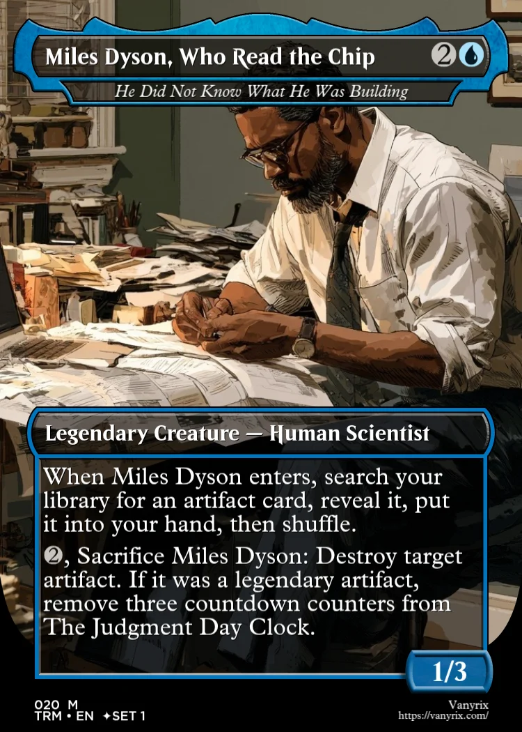 Miles Dyson, Who Read the Chip