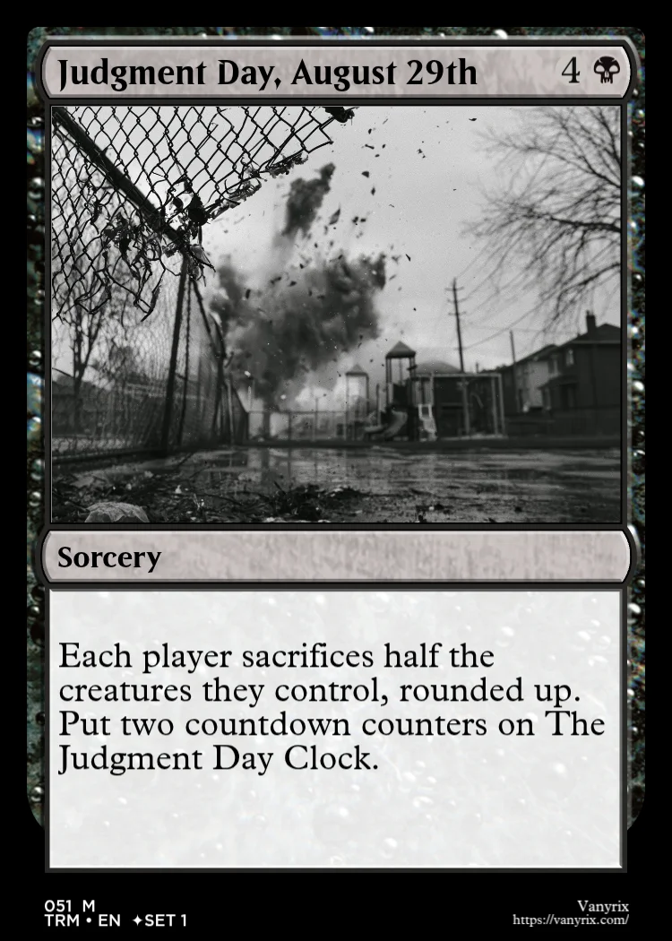 Judgment Day, August 29th