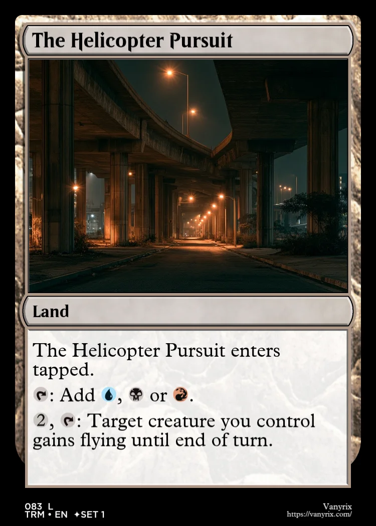 The Helicopter Pursuit