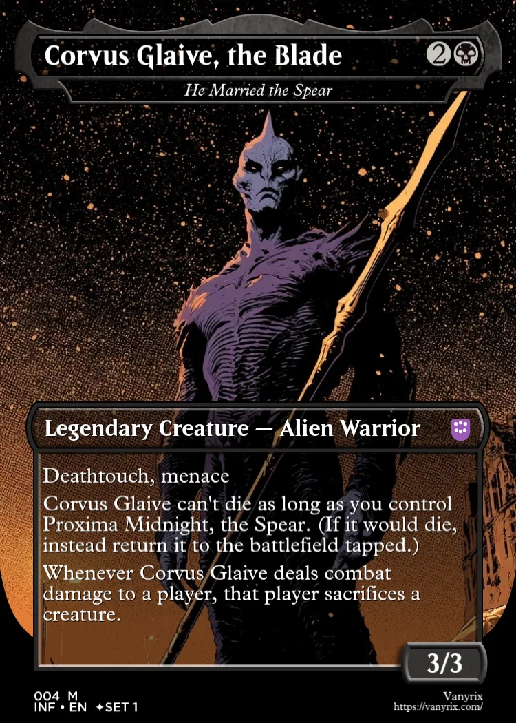 Corvus Glaive, the Blade