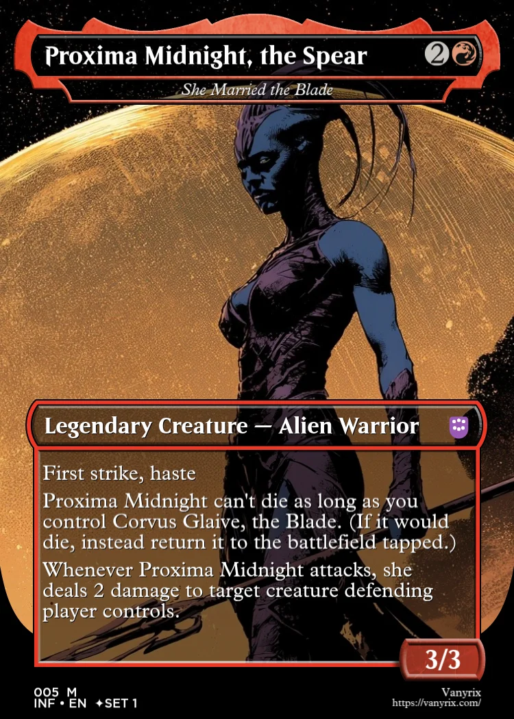 Proxima Midnight, the Spear