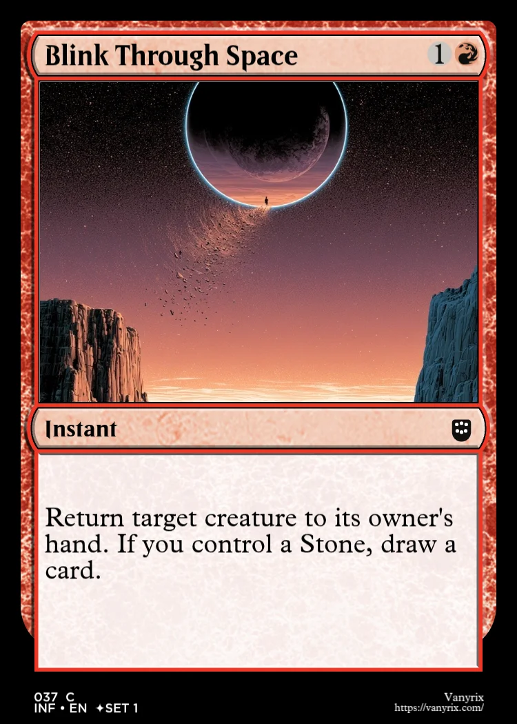 Blink Through Space