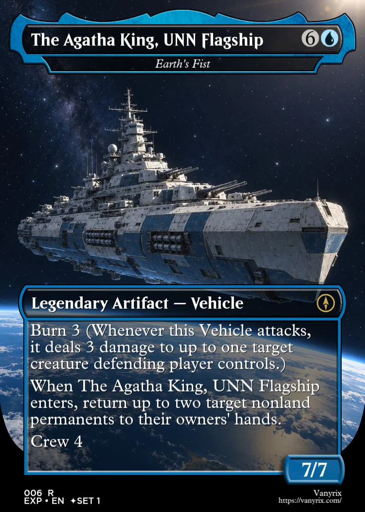 The Agatha King, UNN Flagship