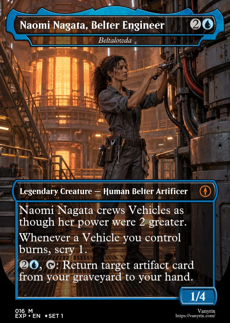 Naomi Nagata, Belter Engineer