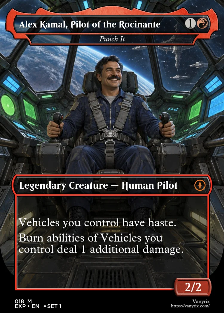 Alex Kamal, Pilot of the Rocinante