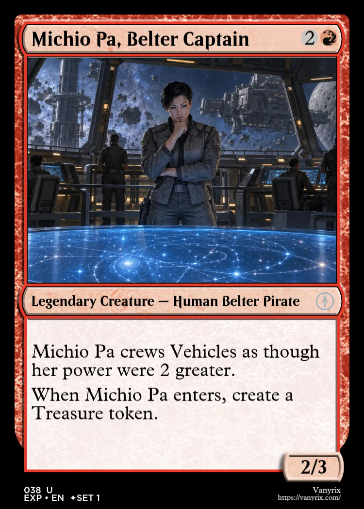 Michio Pa, Belter Captain