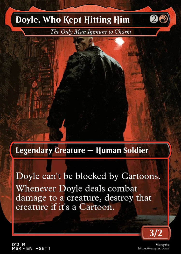 Doyle, Who Kept Hitting Him