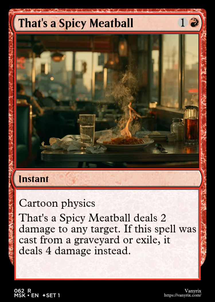 That's a Spicy Meatball